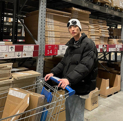 Beanie Hat with Integrated Goggles