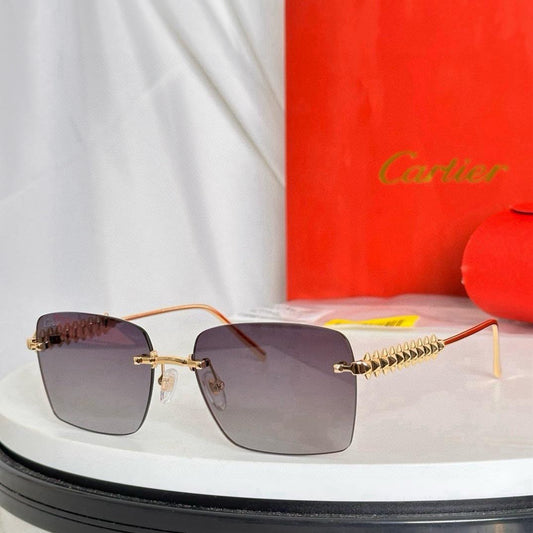 Rimless Square Sunglasses