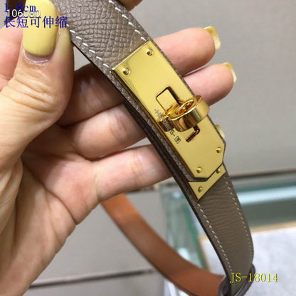 Adjustable Leather Belt 18MM