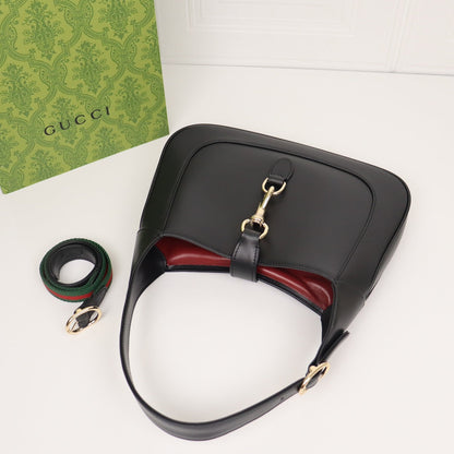 Small Shoulder Bag Black Leather